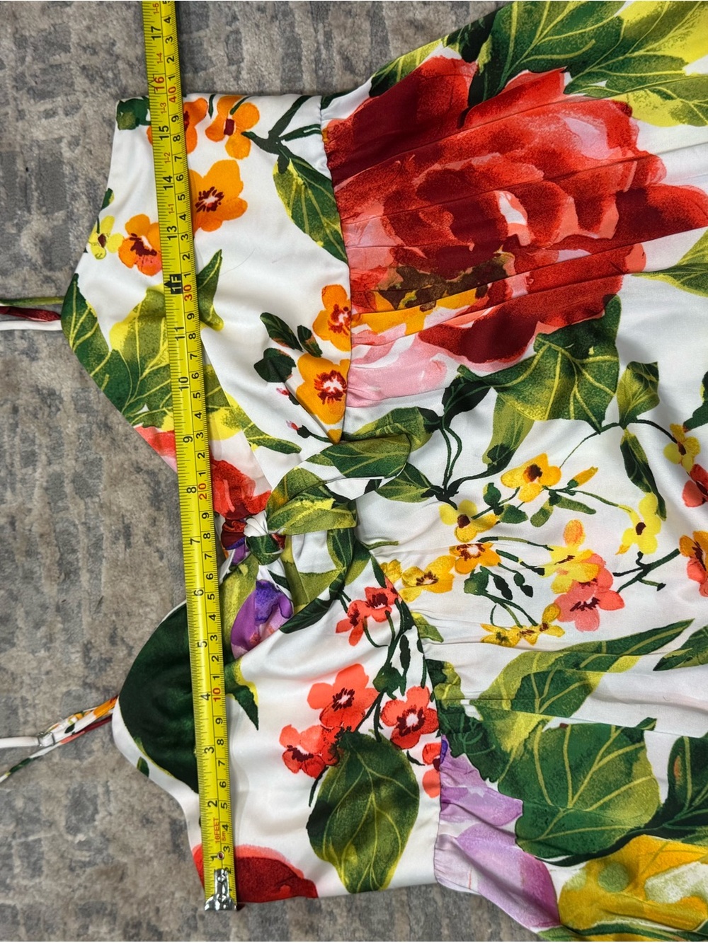 🌸🌻🌷🌺🪻THE PERFECT DRESS London Times Floral Multicolor Satin cocktail dress guest - Picture 12 of 15